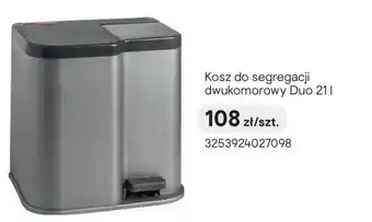 Castorama Kosz do segregacji dwukomorowy Duo oferta