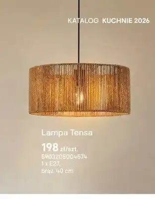 Castorama Lampa Tensa 1 x E27 brąz 40cm oferta