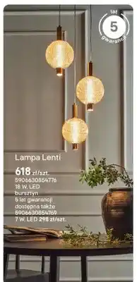 Castorama Lampa Lenti 18W LED bursztyn oferta