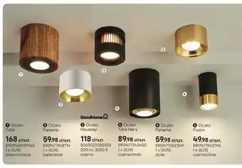 Castorama Oczko Tuba drewno/metal 1xGU10 oferta