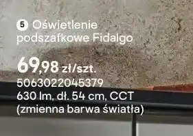Castorama Oświetlenie podszafkowe GoodHome Fidalgo 630lm dł. 54cm CCT oferta