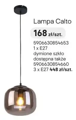 Castorama Lampa Calto 1 x E27 dymione szkło oferta