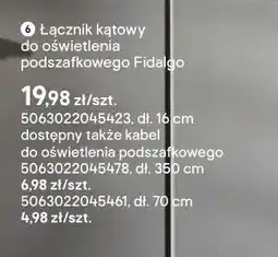 Castorama Łącznik kątowy do oświetlenia podszafkowego GoodHome Fidalgo dł. 16cm oferta