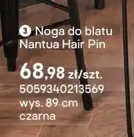 Castorama Noga do blatu Nantua Hair Pin wys. 89cm czarna oferta