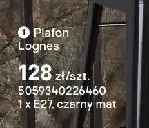 Castorama Plafon Lognes 1 x E27 czarny mat oferta
