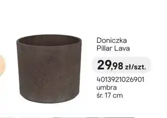 Castorama Doniczka Pillar Lava umbra śr. 17cm oferta
