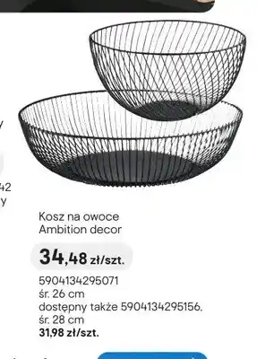 Castorama Kosz na owoce Ambition decor śr. 26cm oferta