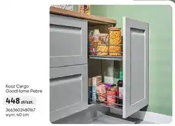 Castorama Kosz Cargo GoodHome Pebre 40cm oferta
