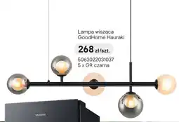 Castorama Lampa wisząca GoodHome Hauraki 5 x G9 czarna oferta