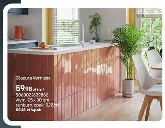 Castorama Glazura Vernisse sunburn wym. 7,5x30cm oferta