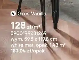 Castorama Gres Vanilla white mat 59,8x119,8cm oferta