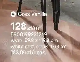 Castorama Gres Vanilla white mat 59,8x119,8cm oferta