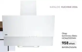 Castorama Okap kominowy Beko HCA62320WH oferta