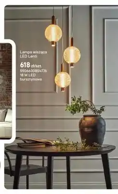 Castorama Lampa wisząca LED Lenti 18W bursztynowa oferta