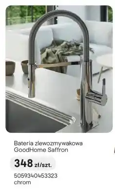 Castorama Bateria zlewozmywakowa GoodHome Saffron chrom oferta