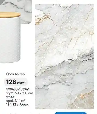 Castorama Gres Astrea white 60x120cm oferta