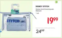 Rossmann Zestaw dwóch kosmetyczek DISNEY STITCH Niebieski oferta
