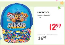 Rossmann Czapka z daszkiem PAW PATROL oferta