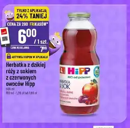 Polomarket Herbatka z dzikiej róży z sokiem z czerwonych owoców Hipp oferta