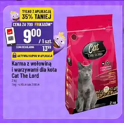 Polomarket Karma z wołowiną i warzywami dla kota Cat The Lord oferta
