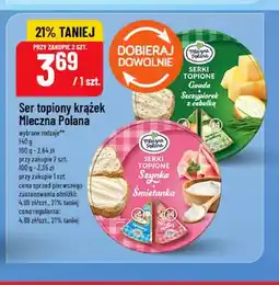 Polomarket Ser topiony krążek Mleczna Polana Gouda Szczypiorek z cebulką oferta