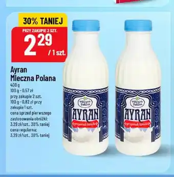 Polomarket Mleczna Polana Ayran oferta