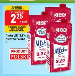 Polomarket Mleczna Polana Mleko UHT 3,2% oferta