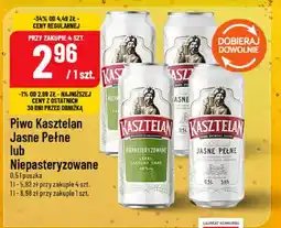 Polomarket Kasztelan Piwo Jasne Pełne lub Niepasteryzowane oferta
