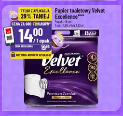 Polomarket Papier toaletowy Velvet Excellence Premium Comfort oferta