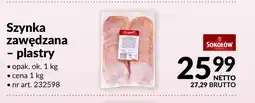 Makro Sokołów Szynka zawędzana - plastry oferta