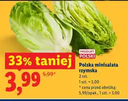 Lidl Sałata rzymska Polski oferta