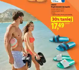 Lidl Klapki CRIVIT oferta
