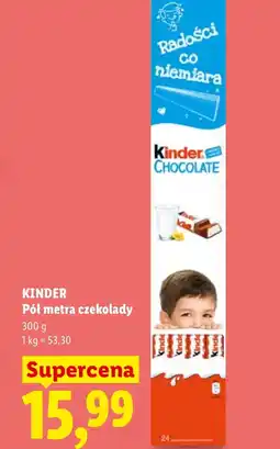 Lidl Czekolada Kinder Chocolate oferta