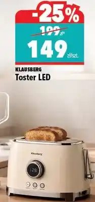 Biedronka Toster LED KLAUSBERG oferta
