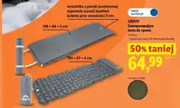 Lidl CRIVIT Samopompująca mata do spania oferta
