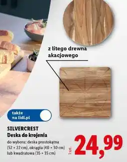 Lidl SILVERCREST Deska do krojenia oferta