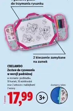 Lidl CRELANDO Zestaw do rysowania w wersji podróżnej oferta