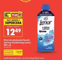 Biedronka Płyn do płukania tkanin Spring Awakening Lenor, 987 ml oferta