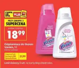 Biedronka Odplamiacz do tkanin Vanish, 1l oferta