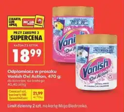Biedronka Vanish Oxi Action oferta