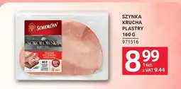 Selgros Sokołów Sokołowska Szynka Krucha Gotowana Wędzona Plastry oferta