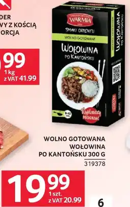 Selgros Warmia Wolno Gotowana Wołowina Po Kantońsku oferta