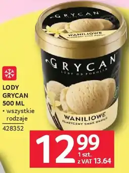 Selgros Grycan Lody oferta