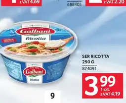 Selgros Galbani Ser Ricotta oferta