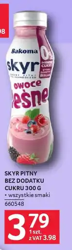 Selgros Bakoma Skyr Pitny Owoce Leśne oferta