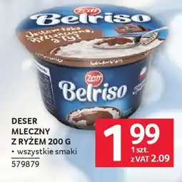 Selgros Zott Belriso Deser mleczny z ryżem oferta