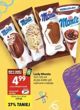 Delikatesy Centrum Lody Monte na patyku oferta