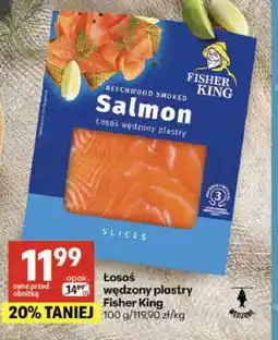 Delikatesy Centrum Łosoś wędzony plastry Fisher King oferta