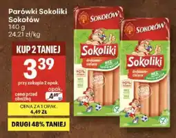 Delikatesy Centrum Parówki Sokoliki drobiowo-cielęce Sokołów oferta