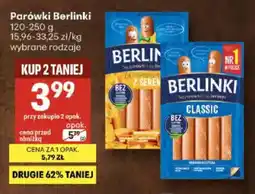 Delikatesy Centrum Parówki Berlinki z serem oferta